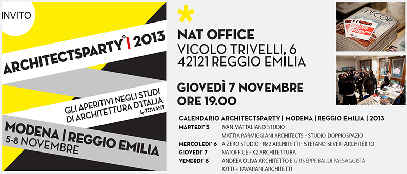 architects party 2013. reggio emilia